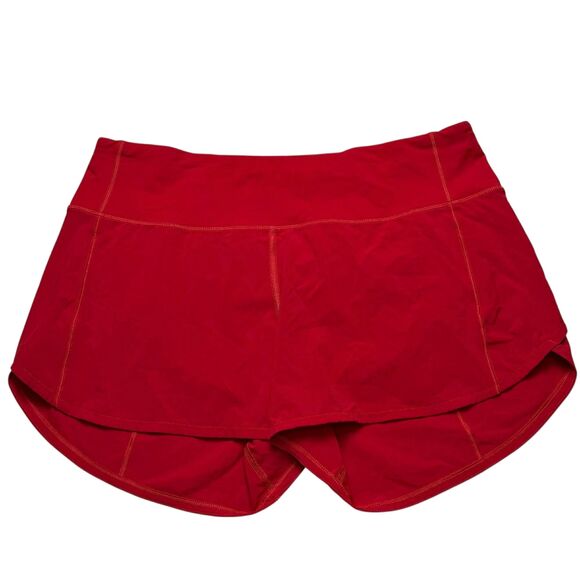 Lululemon Speed Up Mid-Rise Short 4" *Dark Red - Picture 2 of 9